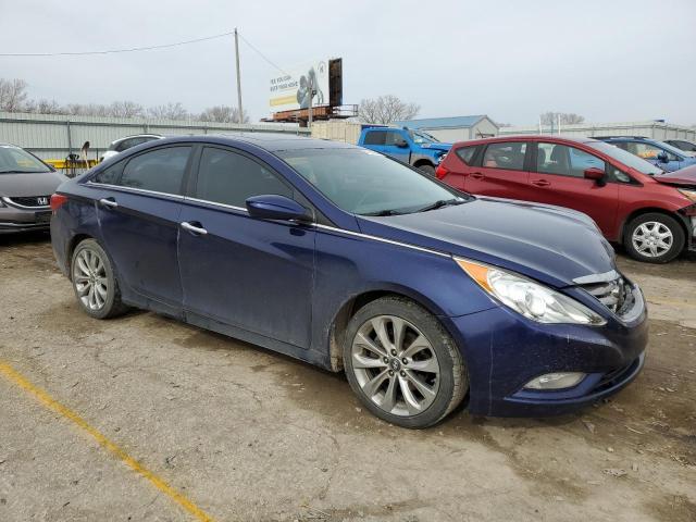 5NPEC4AB1CH480075 - 2012 HYUNDAI SONATA SE BLUE photo 4