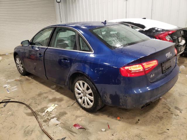 WAUBFAFL6DN029524 - 2013 AUDI A4 PREMIUM BLUE photo 2