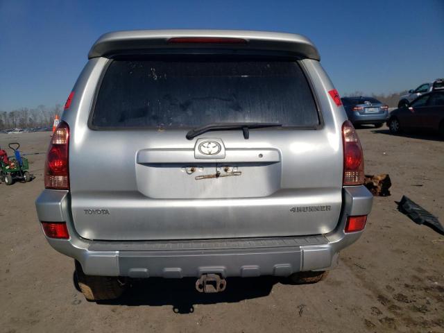 JTEBU14R540027255 - 2004 TOYOTA 4RUNNER SR5 SILVER photo 6