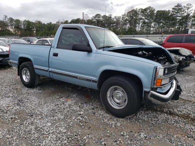 1GCDC14K3KZ261258 - 1989 CHEVROLET SILVERADO C1500 BLUE photo 4