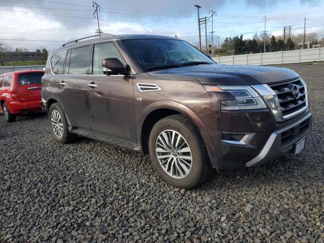 JN8AY2BB1M9793502 - 2021 NISSAN ARMADA SL BROWN photo 4