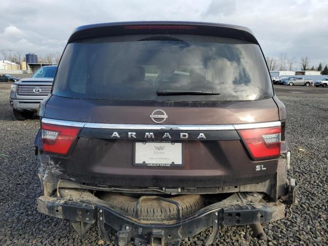 JN8AY2BB1M9793502 - 2021 NISSAN ARMADA SL BROWN photo 6