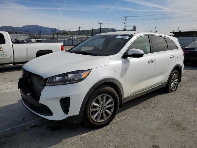 5XYPG4A38KG472454 - 2019 KIA SORENTO L WHITE photo 1