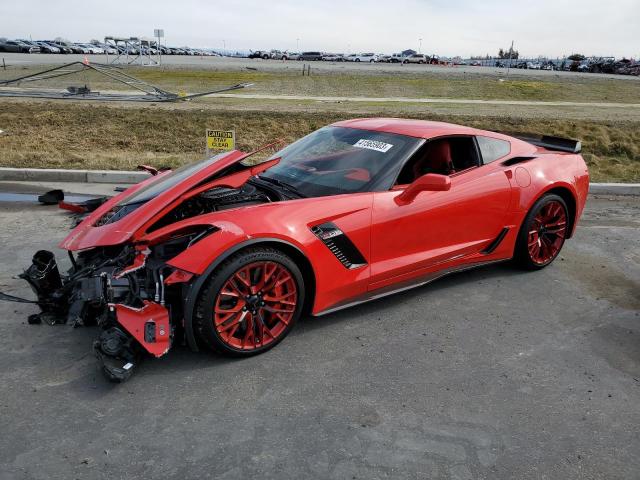 1G1YU2D62G5611011 - 2016 CHEVROLET CORVETTE Z06 3LZ RED photo 1