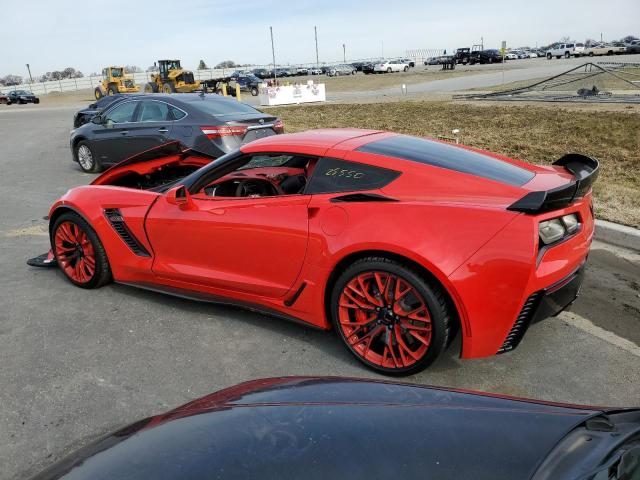 1G1YU2D62G5611011 - 2016 CHEVROLET CORVETTE Z06 3LZ RED photo 2