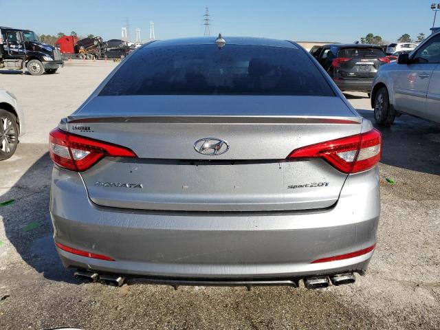 5NPE34AB4FH049184 - 2015 HYUNDAI SONATA SPORT SILVER photo 6