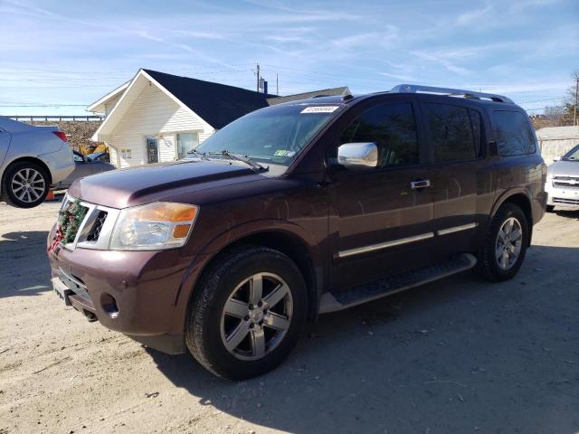 5N1AA0NCXDN611159 - 2013 NISSAN ARMADA SV BURGUNDY photo 1