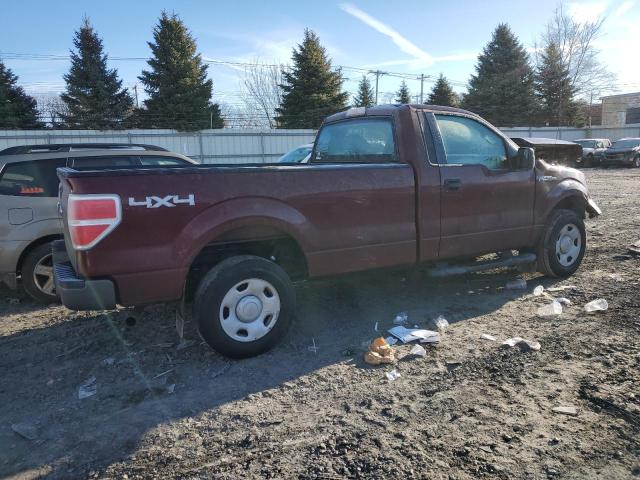 1FTRF14W39KB90145 - 2009 FORD F150 BURGUNDY photo 3