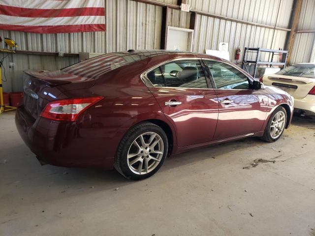 1N4AA5AP0AC840280 - 2010 NISSAN MAXIMA S BURGUNDY photo 3