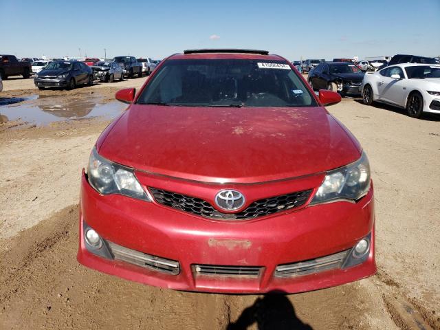 4T1BF1FK1CU580051 - 2012 TOYOTA CAMRY BASE RED photo 5
