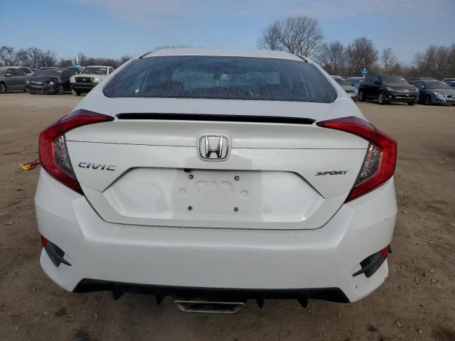 19XFC2F84KE005058 - 2019 HONDA CIVIC SPORT WHITE photo 6