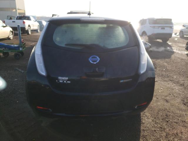 1N4AZ0CP2FC325121 - 2015 NISSAN LEAF S BLACK photo 6