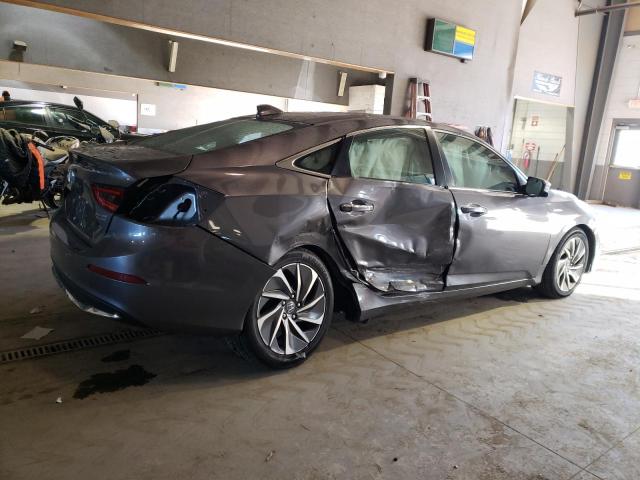 19XZE4F91KE014117 - 2019 HONDA INSIGHT TOURING GRAY photo 3