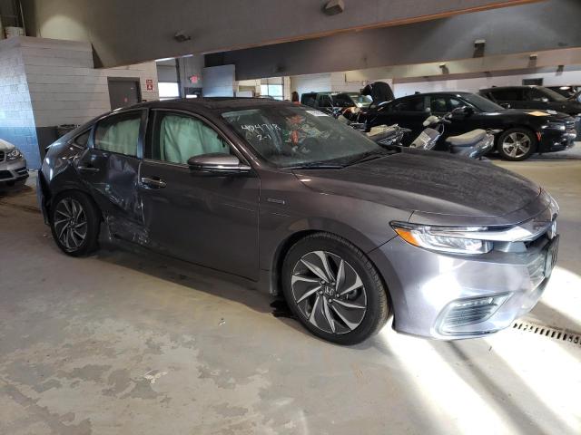 19XZE4F91KE014117 - 2019 HONDA INSIGHT TOURING GRAY photo 4