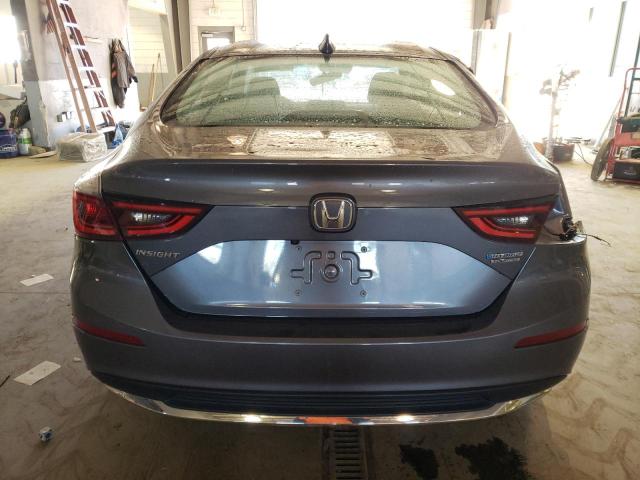 19XZE4F91KE014117 - 2019 HONDA INSIGHT TOURING GRAY photo 6