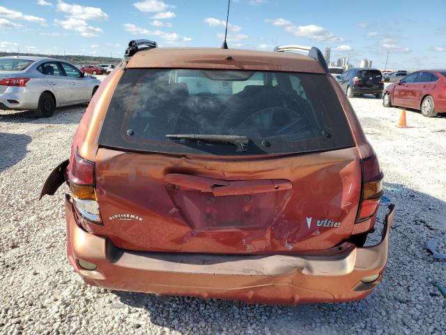 5Y2SL65817Z404870 - 2007 PONTIAC VIBE RED photo 6