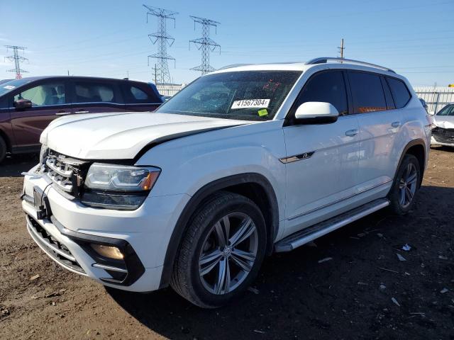 1V2RR2CA1KC520334 - 2019 VOLKSWAGEN ATLAS SEL WHITE photo 1