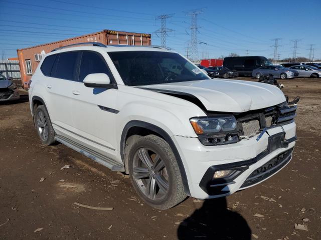 1V2RR2CA1KC520334 - 2019 VOLKSWAGEN ATLAS SEL WHITE photo 4