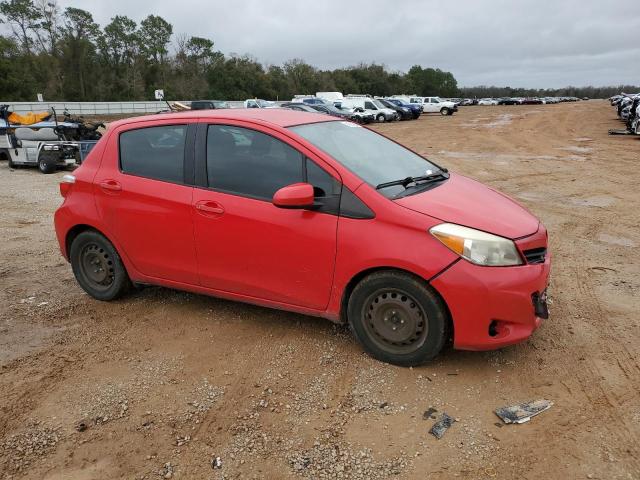 VNKKTUD39EA012751 - 2014 TOYOTA YARIS RED photo 4