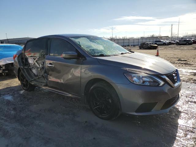 3N1AB7AP0KY276709 - 2019 NISSAN SENTRA S GRAY photo 4