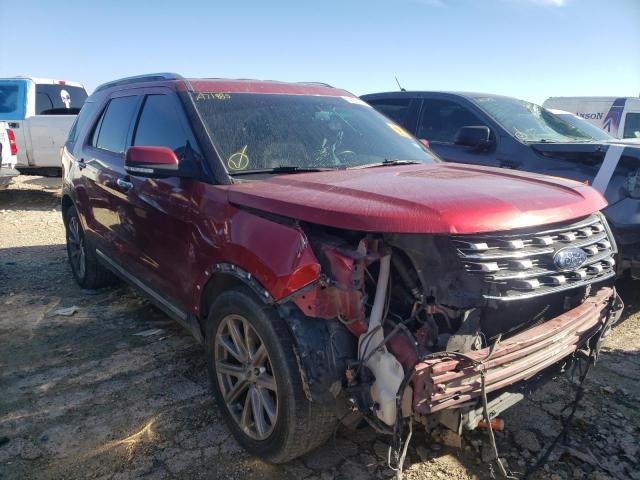 1FM5K7F83GGA71485 - 2016 FORD EXPLORER LIMITED RED photo 4