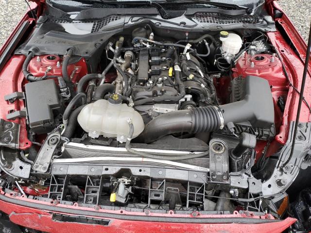 1FA6P8TH8M5107852 - 2021 FORD MUSTANG BURGUNDY photo 11