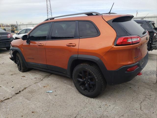 1C4PJMBB2FW642338 - 2015 JEEP CHEROKEE TRAILHAWK ORANGE photo 2