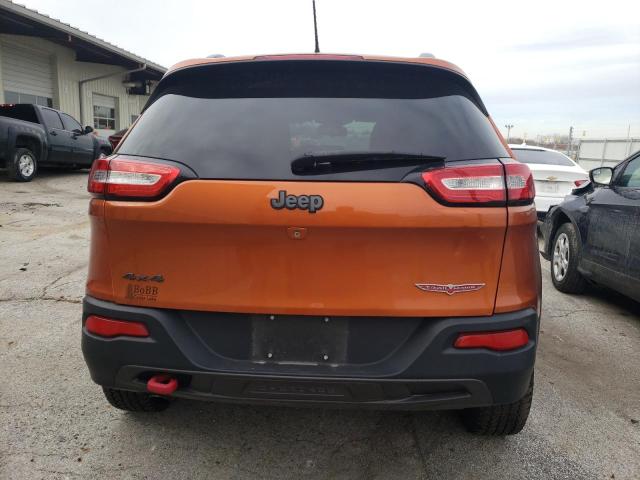 1C4PJMBB2FW642338 - 2015 JEEP CHEROKEE TRAILHAWK ORANGE photo 6