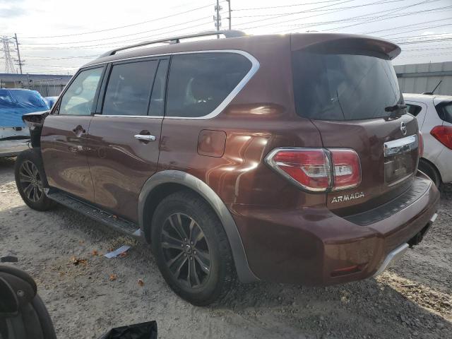 JN8AY2NE4J9730623 - 2018 NISSAN ARMADA PLATINUM BROWN photo 2