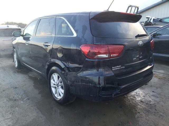 5XYPG4A30KG589204 - 2019 KIA SORENTO L BLACK photo 2