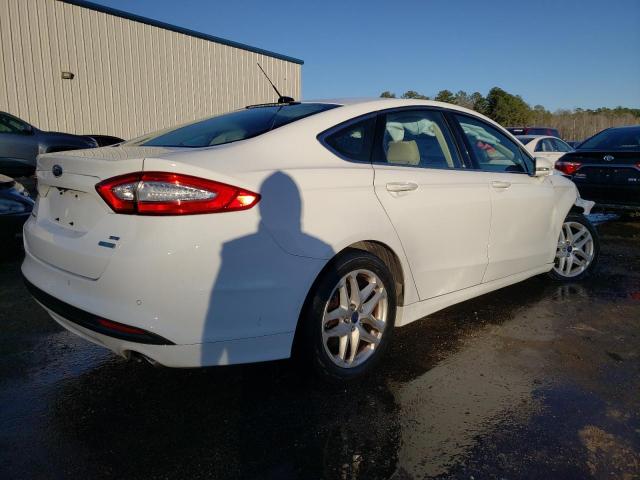 3FA6P0HD9ER242781 - 2014 FORD FUSION SE WHITE photo 3