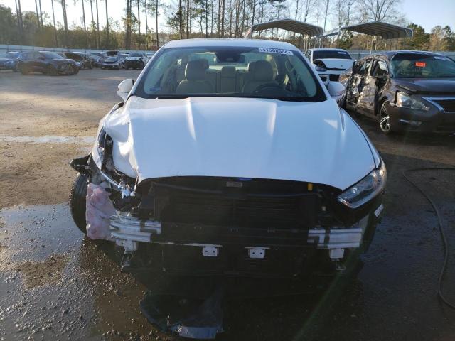 3FA6P0HD9ER242781 - 2014 FORD FUSION SE WHITE photo 5