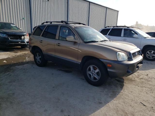 KM8SC13D53U506971 - 2003 HYUNDAI SANTA FE GLS GOLD photo 4