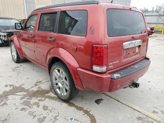 1D8GU58688W115089 - 2008 DODGE NITRO R/T RED photo 2