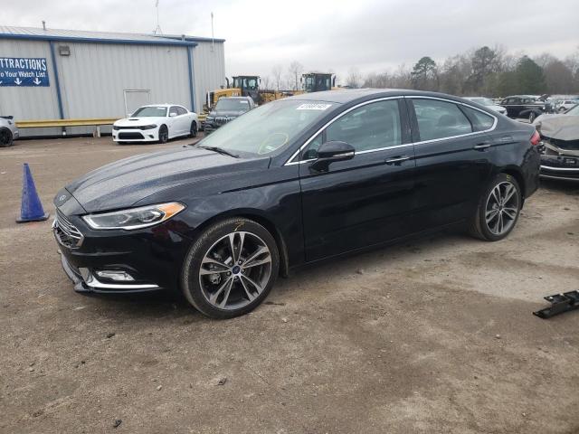 3FA6P0K90HR364292 - 2017 FORD FUSION TITANIUM BLACK photo 1