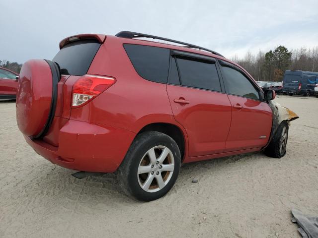 JTMBD31V576040638 - 2007 TOYOTA RAV4 LIMITED RED photo 3