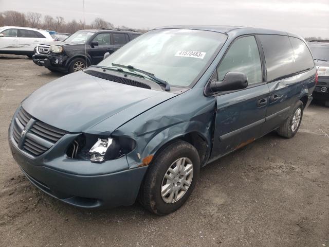 1D4GP24E96B653096 - 2006 DODGE GRAND CARA SE BLUE photo 1