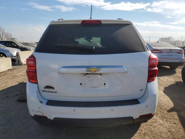 2GNALCEK4H6182688 - 2017 CHEVROLET EQUINOX LT WHITE photo 6