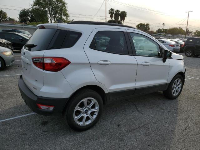 MAJ3S2GE8LC384428 - 2020 FORD ECOSPORT SE WHITE photo 3