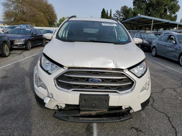 MAJ3S2GE8LC384428 - 2020 FORD ECOSPORT SE WHITE photo 5