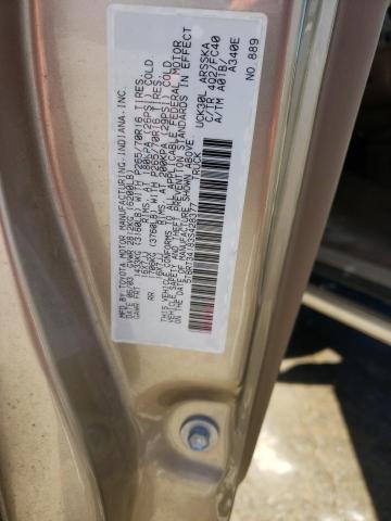 5TBRT34183S428377 - 2003 TOYOTA TUNDRA ACCESS CAB SR5 BEIGE photo 12