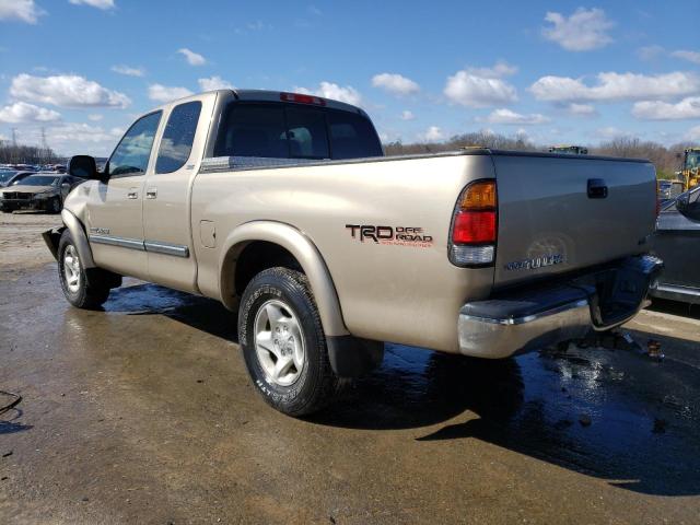 5TBRT34183S428377 - 2003 TOYOTA TUNDRA ACCESS CAB SR5 BEIGE photo 2