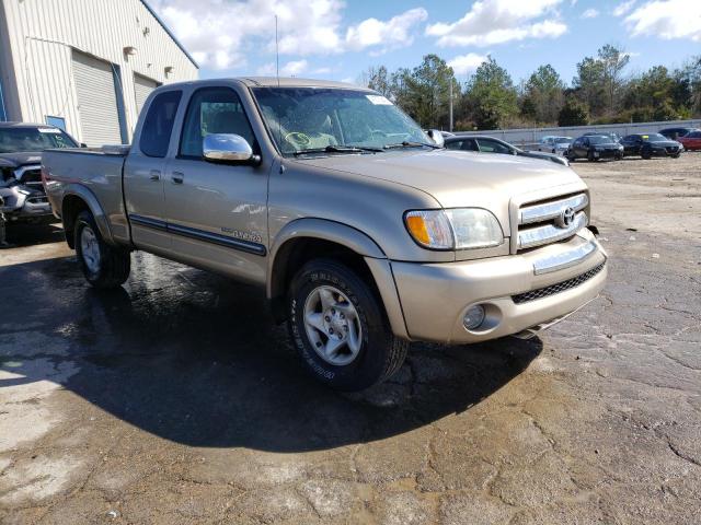 5TBRT34183S428377 - 2003 TOYOTA TUNDRA ACCESS CAB SR5 BEIGE photo 4