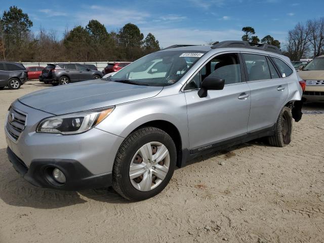 4S4BSAAC3F3326508 - 2015 SUBARU OUTBACK 2.5I SILVER photo 1