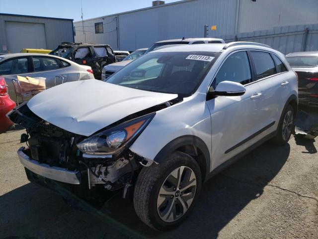 KNDCC3LG4K5009689 - 2019 KIA NIRO EX WHITE photo 1