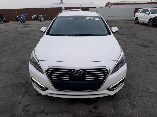 KMHE54L22GA028961 - 2016 HYUNDAI SONATA PLUG-IN HYBRID WHITE photo 5