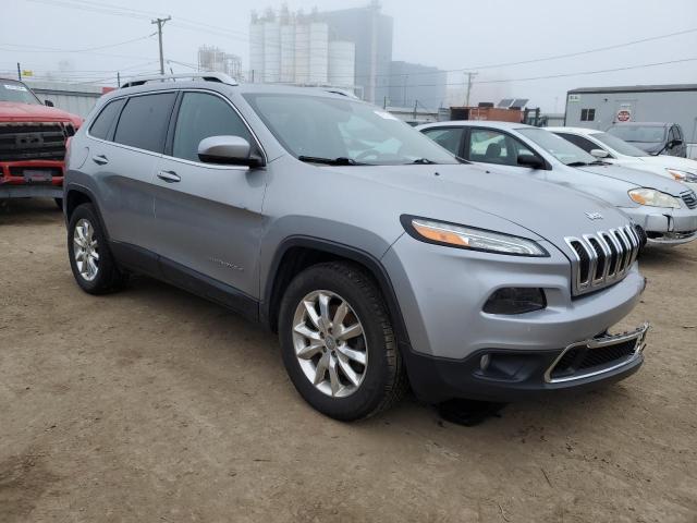 1C4PJMDS9FW648098 - 2015 JEEP CHEROKEE LIMITED SILVER photo 4