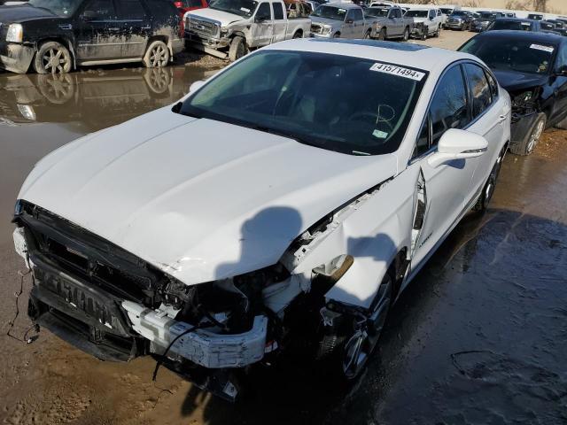 3FA6P0RU1KR273839 - 2019 FORD FUSION TITANIUM WHITE photo 1