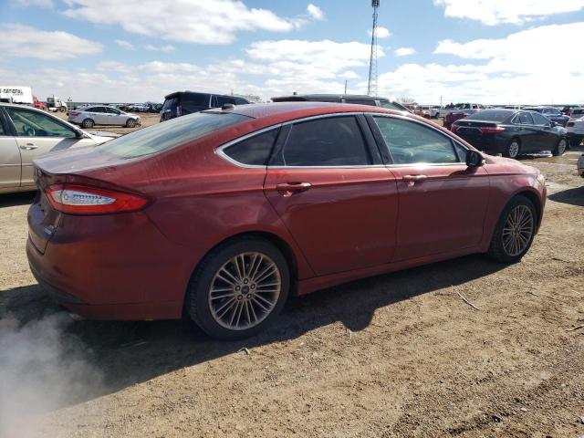 3FA6P0HD1ER247392 - 2014 FORD FUSION SE BURGUNDY photo 3