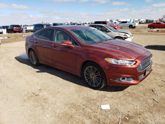 3FA6P0HD1ER247392 - 2014 FORD FUSION SE BURGUNDY photo 4